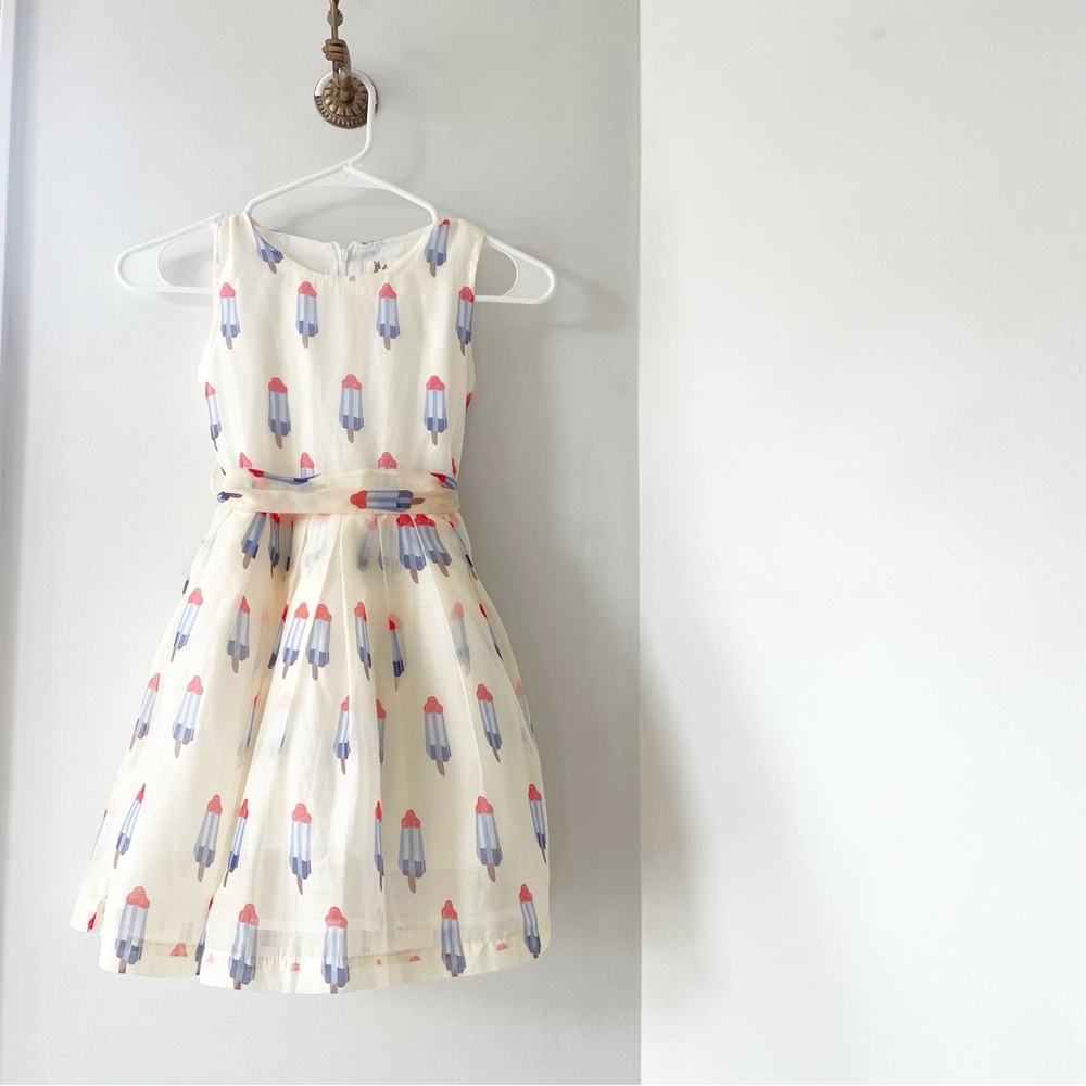 Doe A Dear Ice Patriotic Pop Popsicle Dress | Size 7